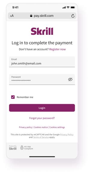 skrill account log in.